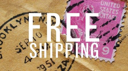 FREE First Class Domestic Shipping On All Orders